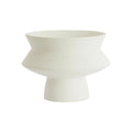 Modern White Ceramic Decorative Bowl - Stylish Centerpiece for Home Decor**