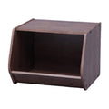 Modern Wooden Storage Box with Open Design for Organized Display